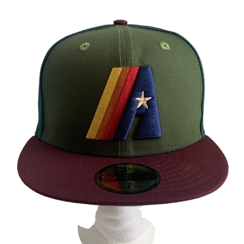 New Era 5950 Size 7 Houston Astros MLB Cooperstown Collection Astrodome Cap Hat